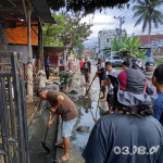 Cegah Banjir, Unsur Forkopimca Baraka Bersama Lurah Baraka Gelar Gotong Royong Bersihkan Saluran Air