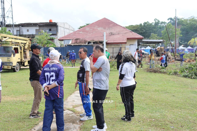 Jelang Porsenijar Tingkat Provinsi, Stadion Ganggawa Sidrap Terus Dibenahi