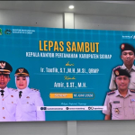 Lepas Sambut Kepala Kantor Pertanahan Kabupaten Sidrap Berlangsung Khidmat