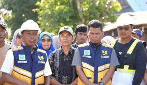 Bupati Sidrap Turun Langsung Awasi Pengukuran Awal Jalan Bendoro–Salobompong
