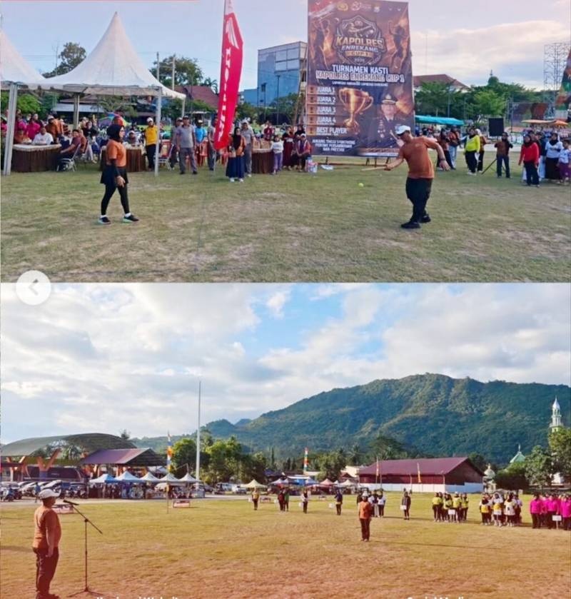 Kapolres Enrekang Resmi Buka Turnamen Kasti Kapolres Cup I 2026, Semarakkan HUT Bhayangkara ke-80 Bersama Masyarakat