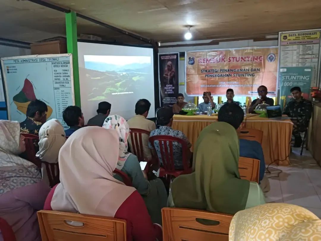 Babinsa Koramil 1419-03/Baraka Hadiri Musrenbang Desa dan Rembuk Stunting di Desa Tirowali
