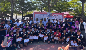 Tim Voli Putra dan Putri Borong Dua Emas, Banggakan Enrekang pada Porsenijar PGRI