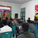 Kodim 1419/Enrekang Perkuat Kebersamaan Melalui Nobar Gembira Laga Perempat Final Piala Dunia 2026