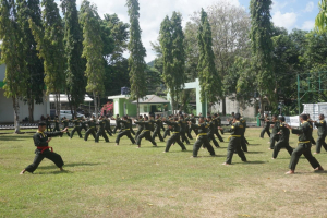 Kodim 1419/Enrekang Tingkatkan Kemampuan Prajurit Melalui Latihan Pencak Silat Militer
