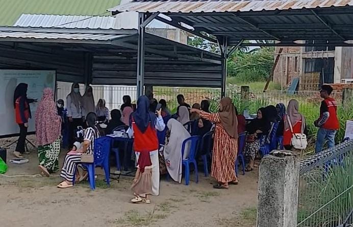 Tim Kesehatan Puskesmas Tandutedong, Posyandu Seruni 3 Salobukkang Dan KKN Profesi Unhas Gelar Pemeriksaan Kesehatan Lansia