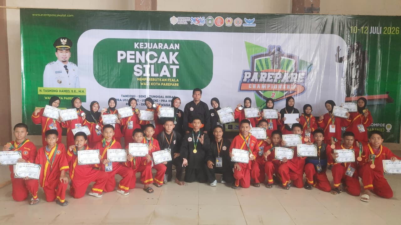 SANTRI MBS ENREKANG BORONG 31 MEDALI DI KEJURNAS PENCAK SILAT 2026