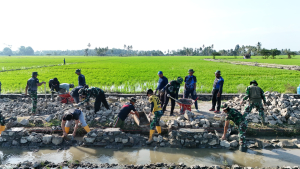 Pekerjaan Jalan Tani TMMD Ke-129 Kodim 1404/Pinrang Capai 35 Persen