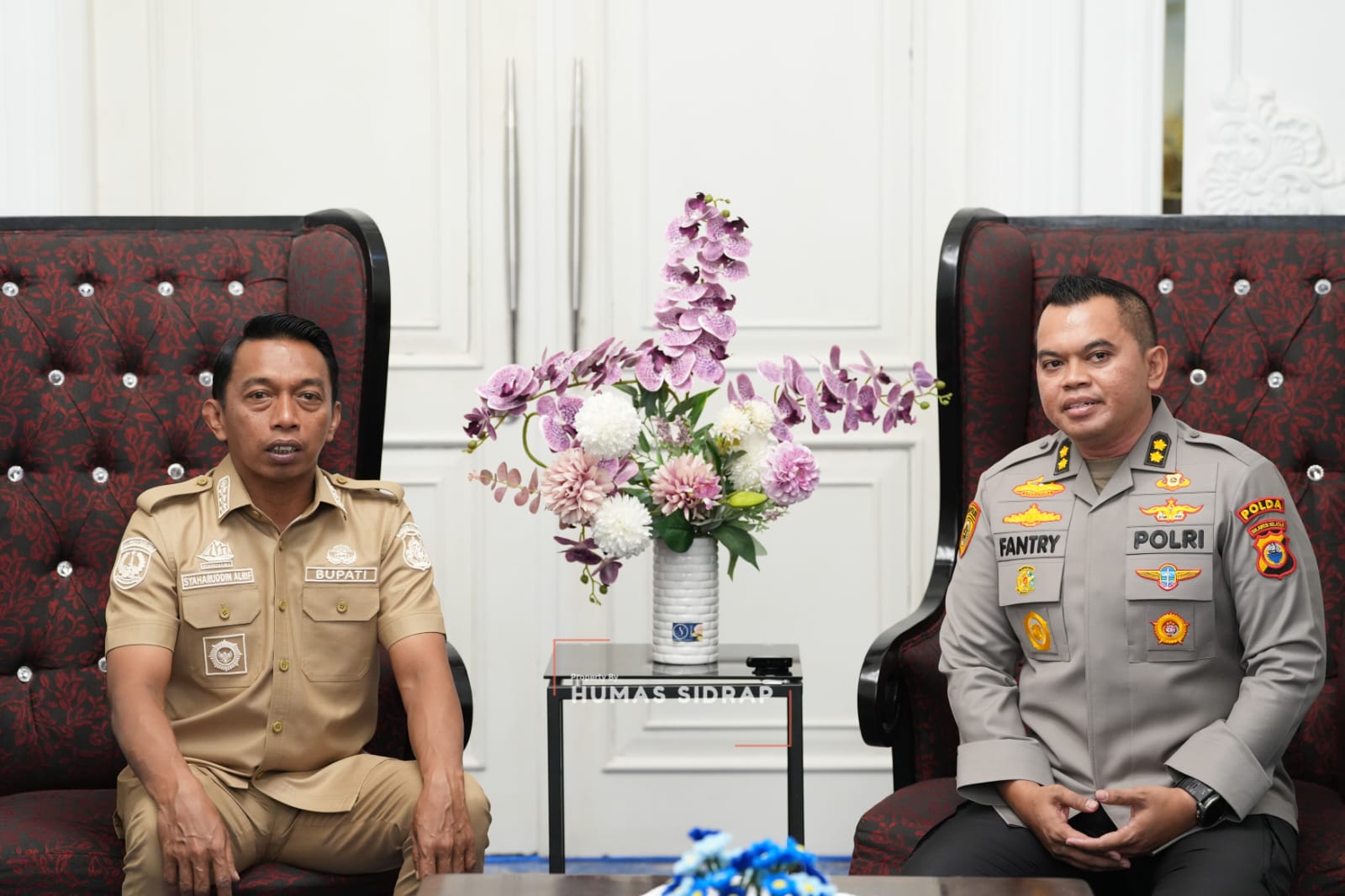 AKBP Fantry Taherong Pamit, Bupati Syaharuddin: Terima Kasih Sudah Jaga Sidrap Tetap Kondusif