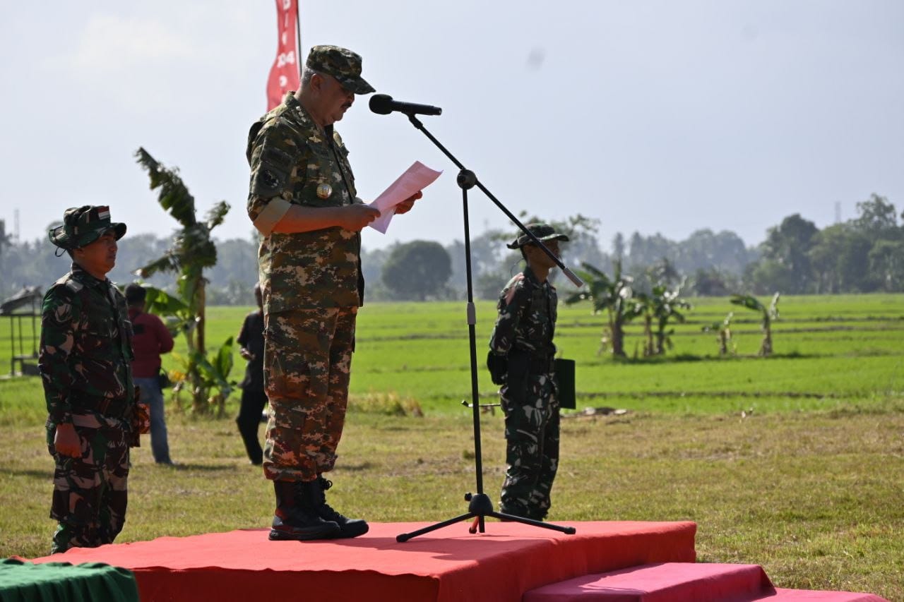Bupati Pinrang Resmi Buka TMMD Ke-129 Kodim 1404/Pinrang di Desa Tanratuo