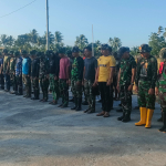 Awali Aktivitas, Satgas TMMD ke-129 Kodim 1404/Pinrang Rutin Laksanakan Apel Pagi