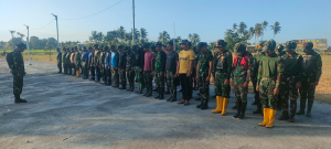 Awali Aktivitas, Satgas TMMD ke-129 Kodim 1404/Pinrang Rutin Laksanakan Apel Pagi