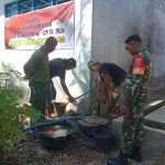 Satgas TMMD Ke-129 Kodim 1404/Pinrang Bangun Sumur Bor di SDN 249 Pinrang
