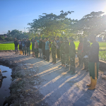 Semangat Satgas TMMD Ke-129 Kodim 1404/Pinrang Tetap Membara di Hari Ke-7 Pelaksanaan TMMD