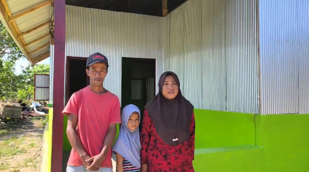 Kini Layak Huni Berkat Rehab Satgas TMMD Ke-129 Kodim 1404/Pinrang