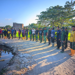 Satgas TMMD Ke-129 Kodim 1404/Pinrang, Komandan SSK Pimpin Apel Pagi Sebelum Pelaksanaan kegiatan, ini amanahnya.