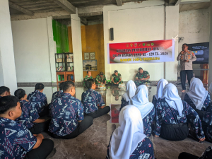 TMMD Ke-129 Kodim 1404/Pinrang gelar kegiatan  Tanamkan Budaya Sadar Hukum