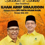 Ilham Arief Sirajuddin Resmi Pimpin Golkar Sulsel, Babak Baru Politik Kawasan Timur Indonesia Dimulai