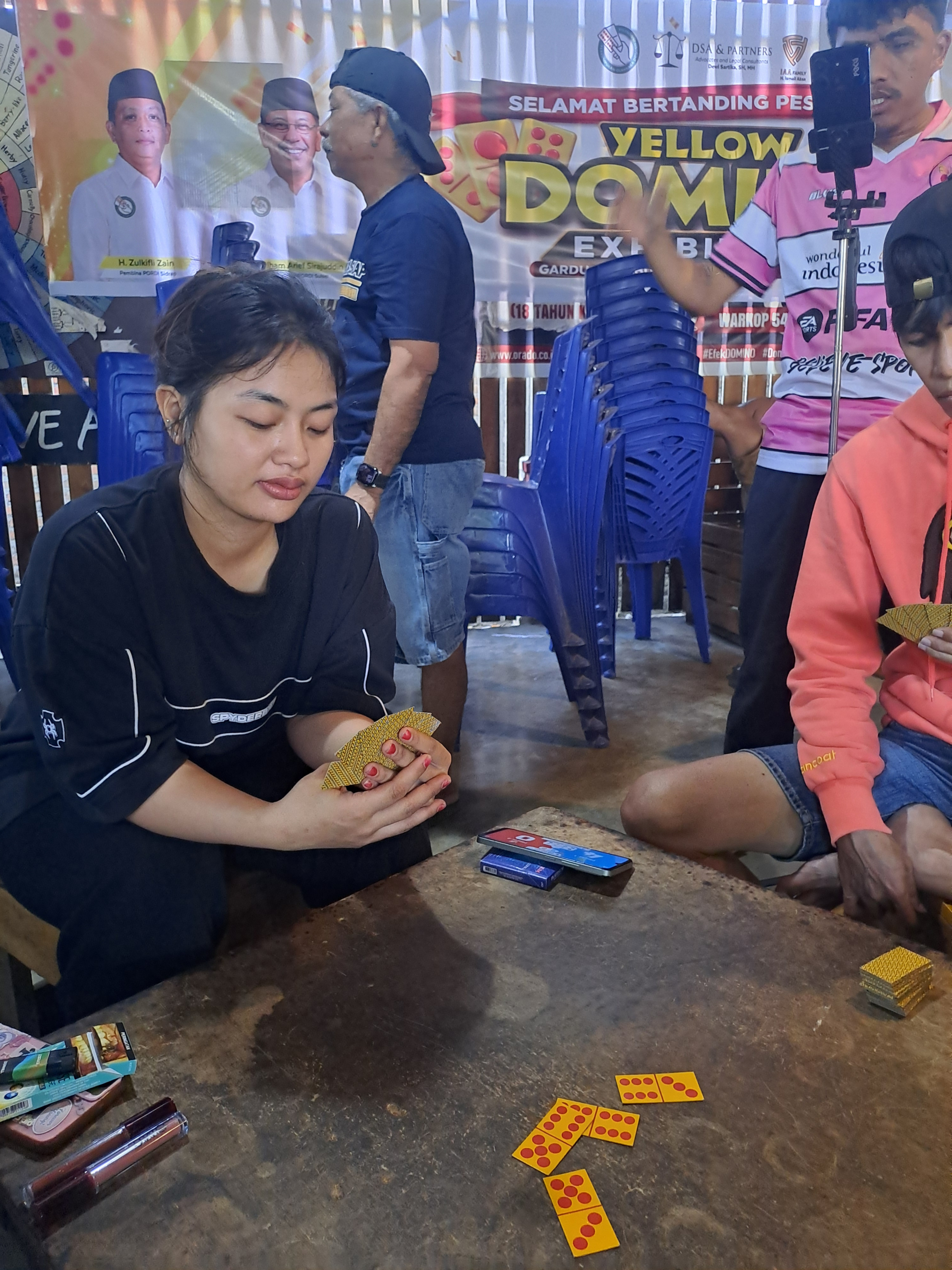 Atlit Cantik PORDI Sidrap Siap Berlaga di Yellow Domino Exhibition