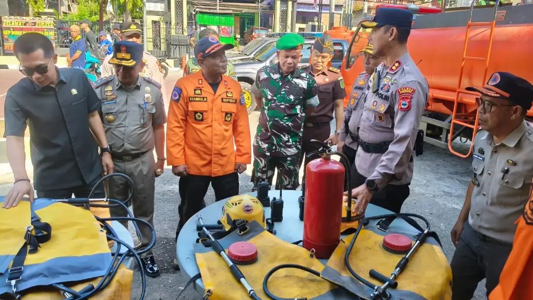 Personel Kodim 1419/Enrekang Ikuti Apel Gelar Pasukan Kesiapsiagaan Menghadapi Karhutla
