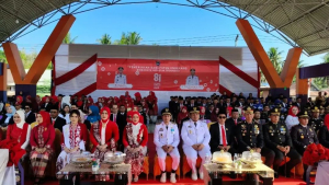 Dandim Enrekang Hadiri Upacara Detik-Detik Proklamasi Kemerdekaan RI ke-81