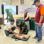 Persit KCK Cabang XLIII Dim 1419 Ikuti Pelatihan Bantuan Hidup Dasar