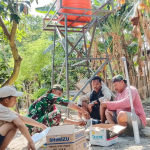 Satgas TMMD Ke-129 Kodim 1404/Pinrang Bangun Sumur Bor di Desa Tanratuo Untuk Memenuhi Air Bersih