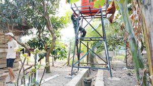 Satgas TMMD Ke-129 Kodim 1404/Pinrang Bangun Sumur Bor di Desa Tanratuo Guna Pemenuhan Air Berih 