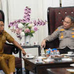 Awali Tugas di Sidrap, Kapolres Indra Waspada Yuda Temui Bupati Bahas Kamtibmas dan Program Prioritas