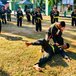 Personel Kodim 1419/Enrekang Tingkatkan Kemampuan Bela Diri Melalui Latihan Pencak Silat Militer