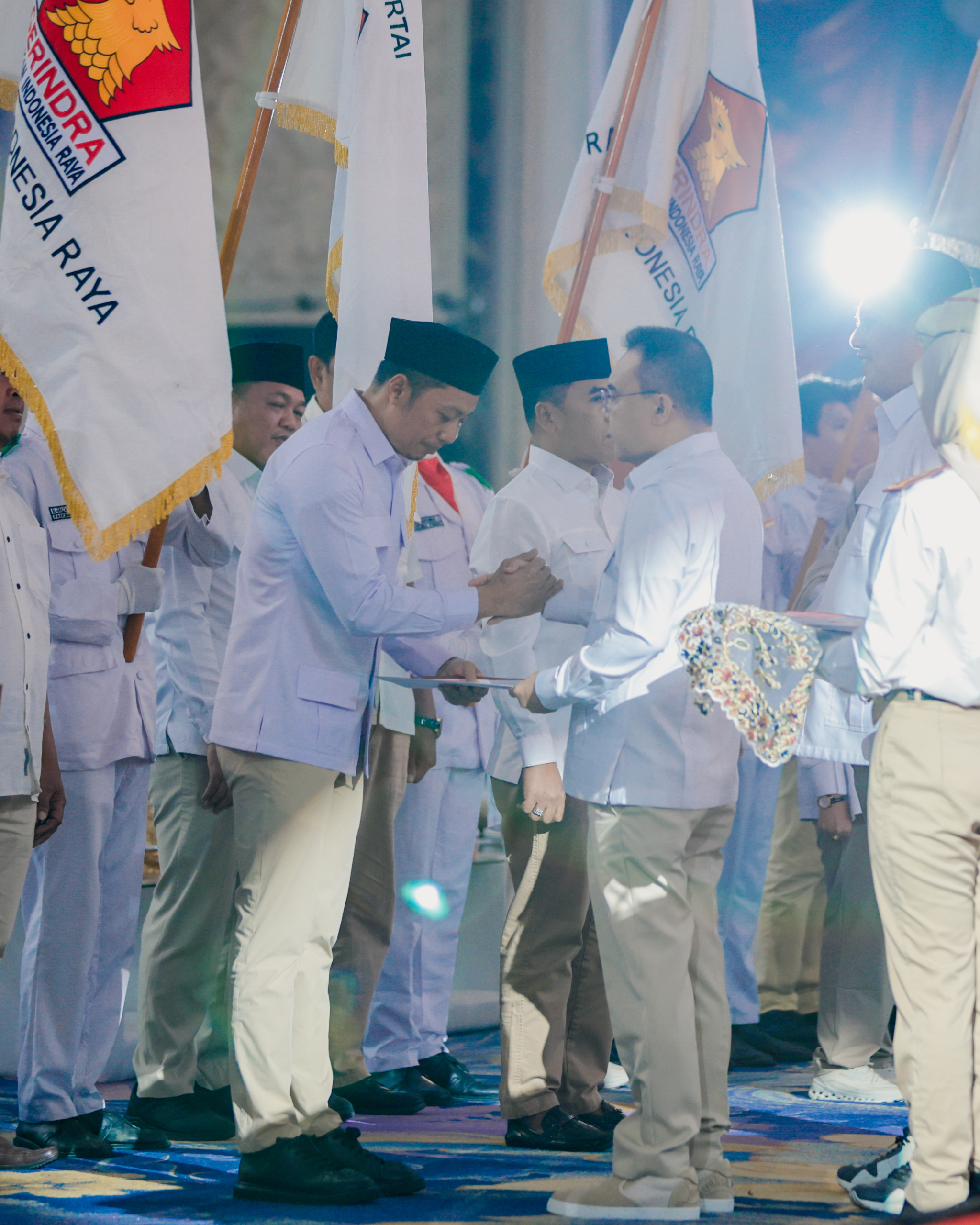 Dasco Kukuhkan Bupati Enrekang Yusuf Ritangnga sebagai Ketua DPC Gerindra