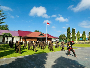 Asah Naluri Tempur, Personel Kodim 1404/Pinrang Genjot Latihan PSM