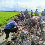 Satgas TMMD Ke-129 Kodim 1404/Pinrang Optimisme  Kejar Penyelesaian Sasaran di Desa Tanratuo