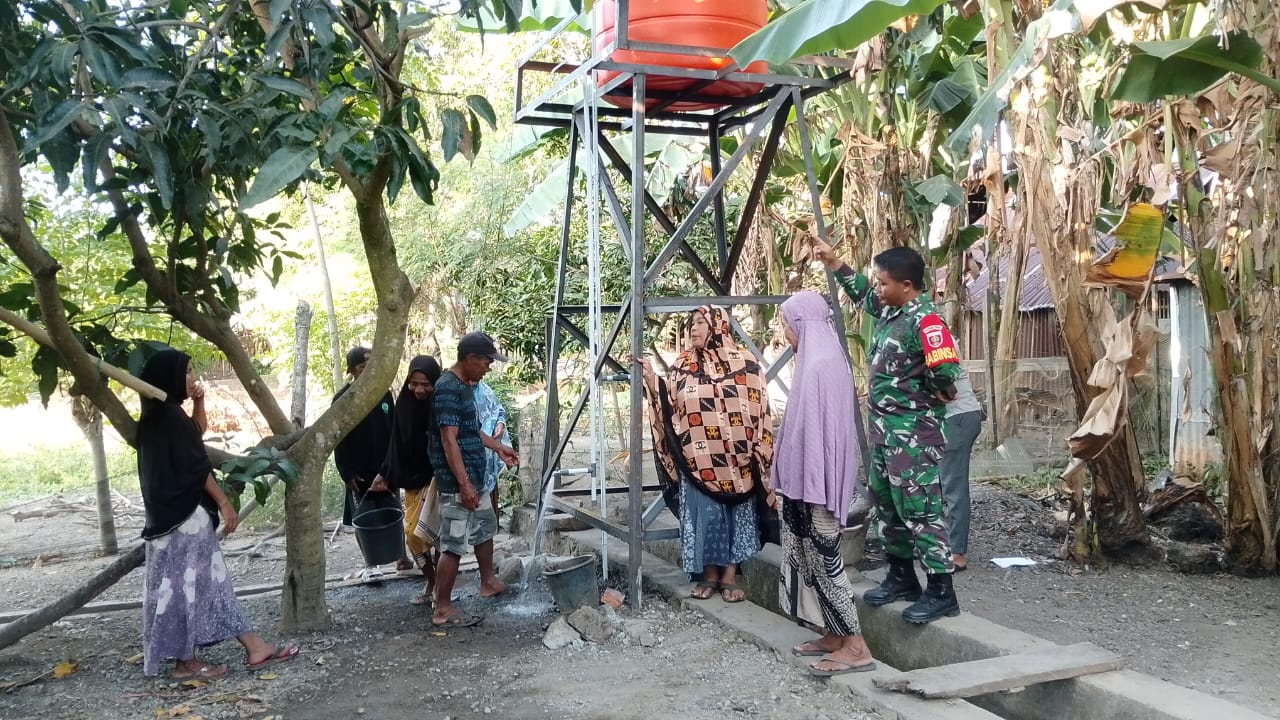 Sumur Bor TMMD Ke-129 Kodim 1404/Pinrang Hadirkan Air Bersih bagi Warga Tanratuo