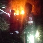 Respon Cepat Babinsa Koramil 1404-01/Suppa Berhasil Cegah Kebakaran Lahan Meluas di Karaballo