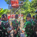 Tinjau Sumur Bor TMMD Ke-129 Kodim 1404/Pinrang, Marsma TNI Arifaini Nur Dwiyanto Tekankan Pentingnya Perawatan