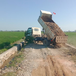 Progres Pekerjaan Jalan Tani TMMD Ke-129 Kodim 1404/Pinrang Kini Tahap Penyelesaian.