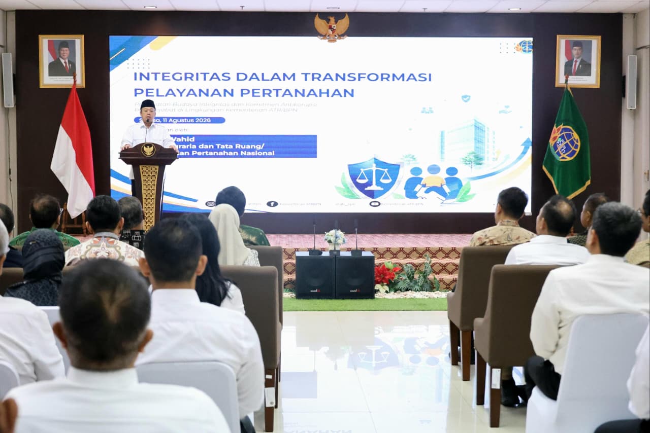 Buka PRESTASI Bersama KPK, Menteri ATR/Kepala BPN Tanamkan Semangat Bekerja Mempermudah Rakyat.