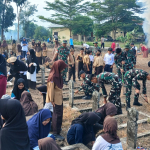 Kodim 1419/Enrekang Gelar Karya Bakti di Dua Taman Makam Pahlawan Sambut HUT Ke-81 Kemerdekaan RI