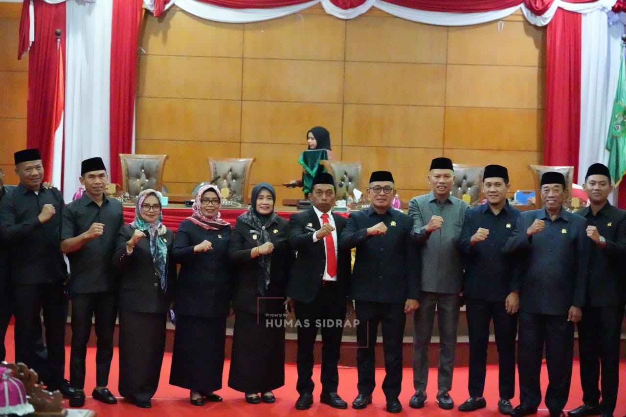 Komitmen Wujudkan Target Pembangunan, DPRD dan Pemkab Sidrap Sepakati KUA-PPAS APBD 2027