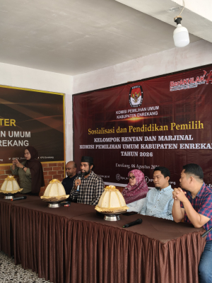 Gandeng PPDI dan SLB, KPU Enrekang Perkuat Pendidikan Pemilih Kelompok Rentan dan Marginal