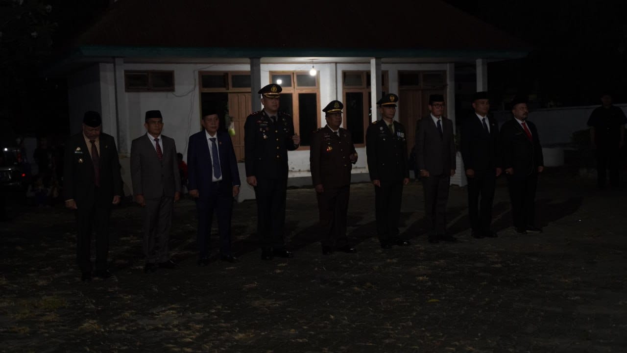Hening dan Khidmat, Dandim 1404/Pinrang Pimpin Renungan Suci di TMP Palia Sambut HUT ke-81 Kemerdekaan RI
