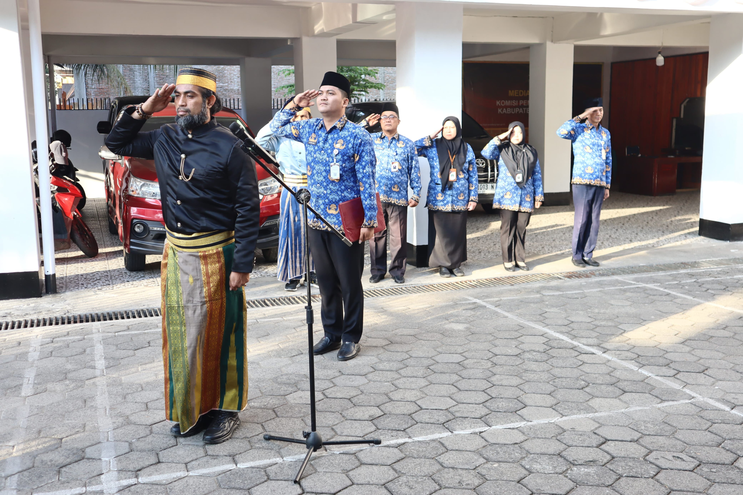 KPU Enrekang Isi Kemerdekaan dengan Integritas dan Pengabdian, Semarakkan HUT RI ke-81
