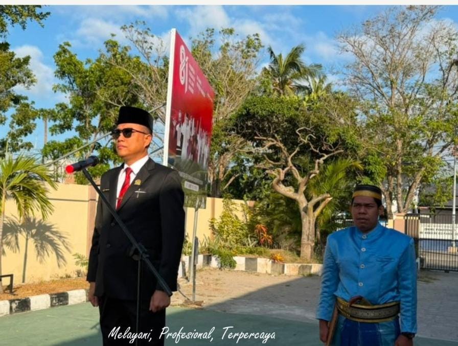 Peringatan HUT ke-81 RI di Kantor Pertanahan Sidrap Penuh Warna dan Makna.