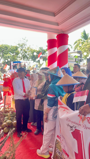 BPP Maritengngae Ikut Meriahkan Karnaval Alsintan HUT RI ke-81 di Sidrap