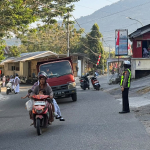 Satlantas Polres Enrekang Rutin Atur Lalu Lintas Pagi Hari
