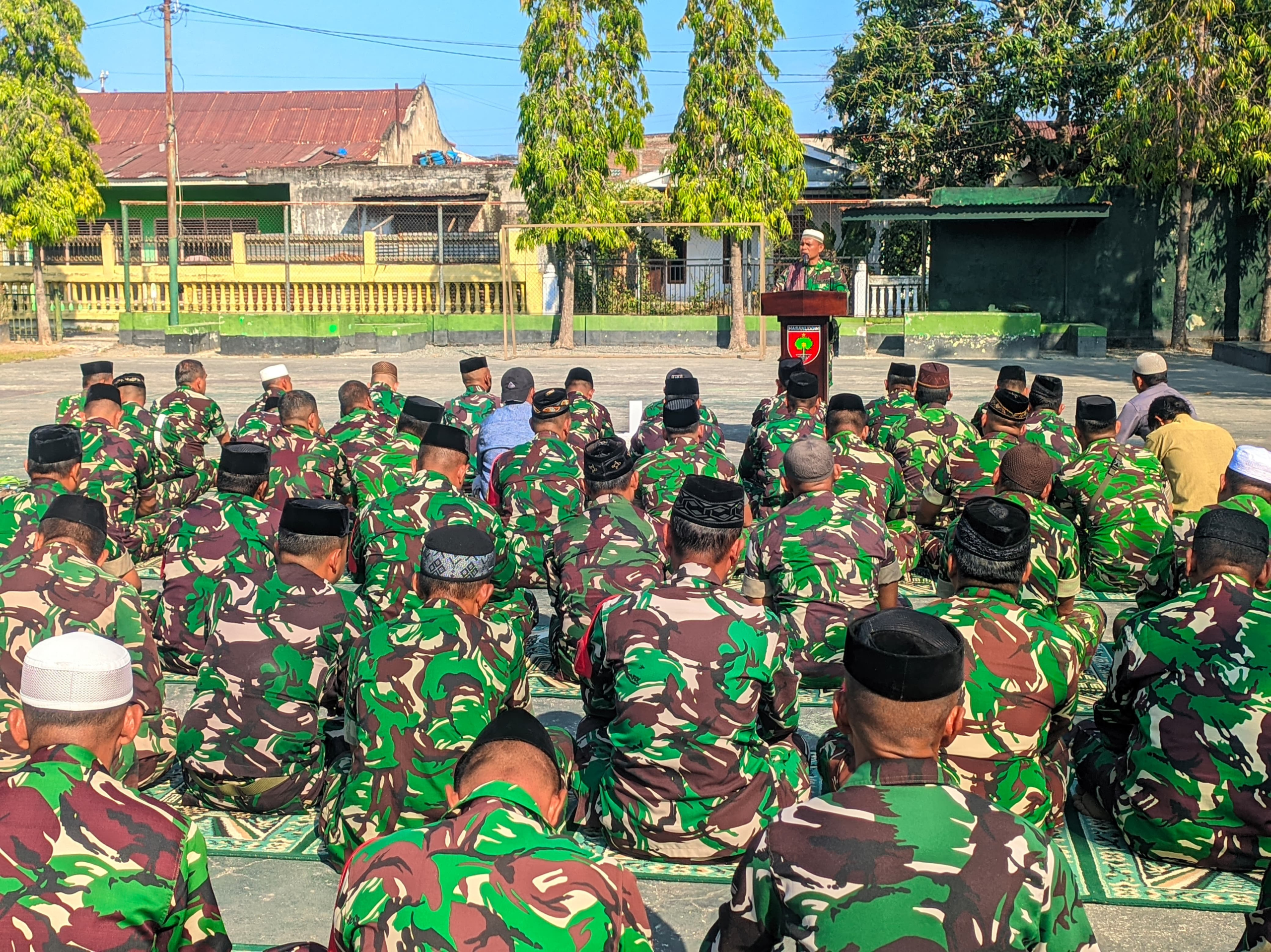 Ikhtiar Hadapi Kekeringan, Kodim 1404/Pinrang Gelar Shalat Istisqa