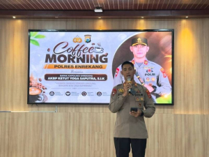Kapolres Enrekang Pimpin Coffee Morning, Perkuat Komunikasi dan Evaluasi Internal