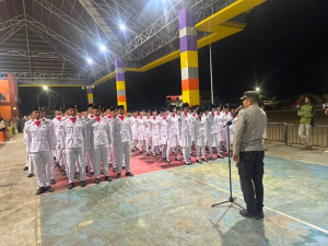 Kapolsek Alla Berikan Arahan dan Motivasi kepada Paskibra Kecamatan Alla Jelang HUT RI Ke-81