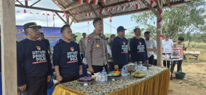 Penanaman Bawang Putih Serentak, Polres Enrekang Dukung Percepatan Swasembada Nasional Tahun 2026